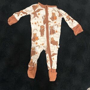 Little sleepies brown bear zippy
